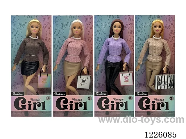4 mixed 11.5 inch 11 Joints Barbie