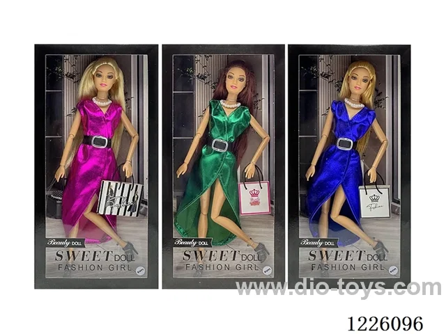 3 mixed 11.5 inch 11 Joints Barbie