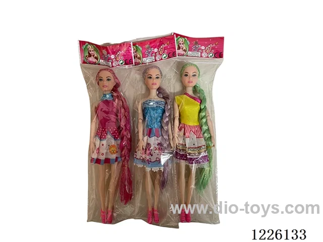 11.5 inch 9 joints Barbie 3 mixed