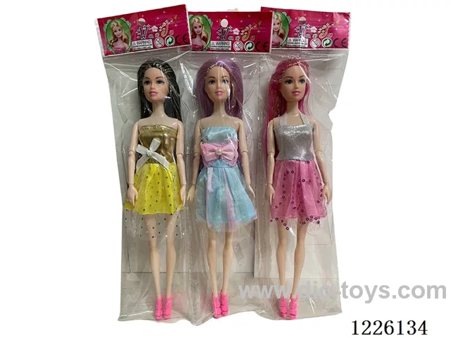 11.5 inch 9 joints Barbie 3 mixed