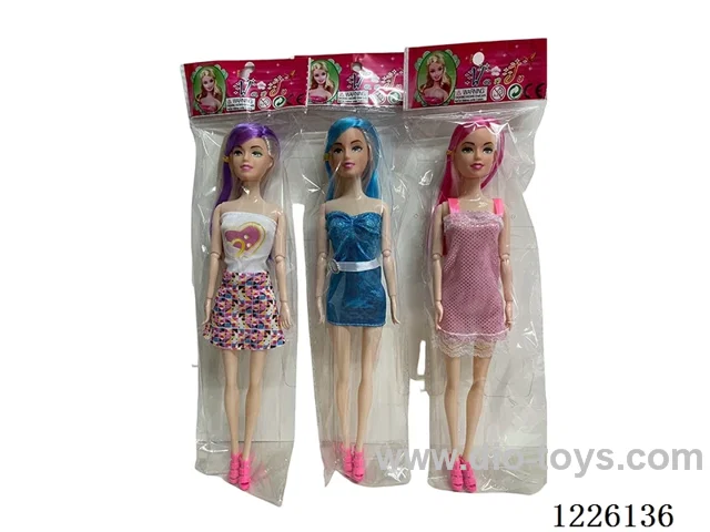 11.5 inch 9 joints Barbie 3 mixed
