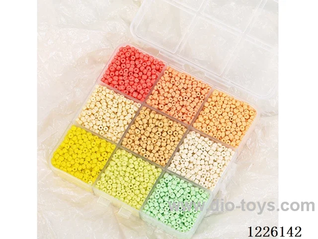 DIY Jewelry Set (3mm rice beads + wire (9 compartments))