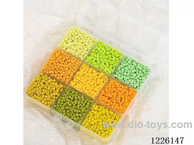 DIY Jewelry Set (3mm rice beads + wire (9 compartments))