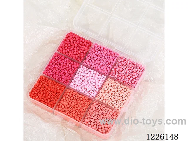 DIY Jewelry Set (3mm rice beads + wire (9 compartments))