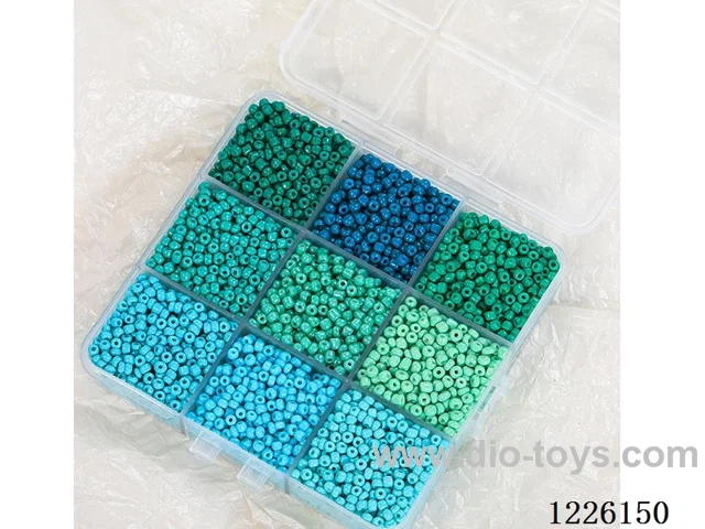 DIY Jewelry Set (3mm rice beads + wire (9 compartments))