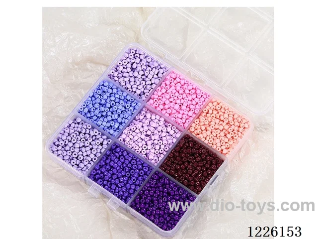 DIY Jewelry Set (3mm rice beads + wire (9 compartments))
