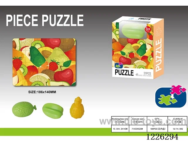 Fruit cognitive puzzle