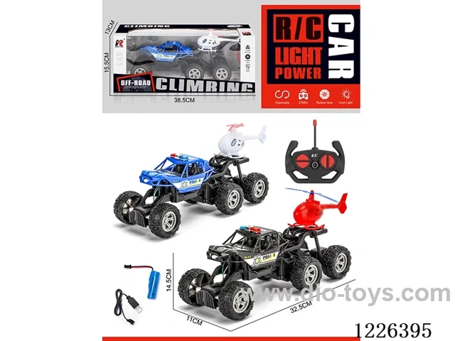 4ch 6-wheel rc car included battery