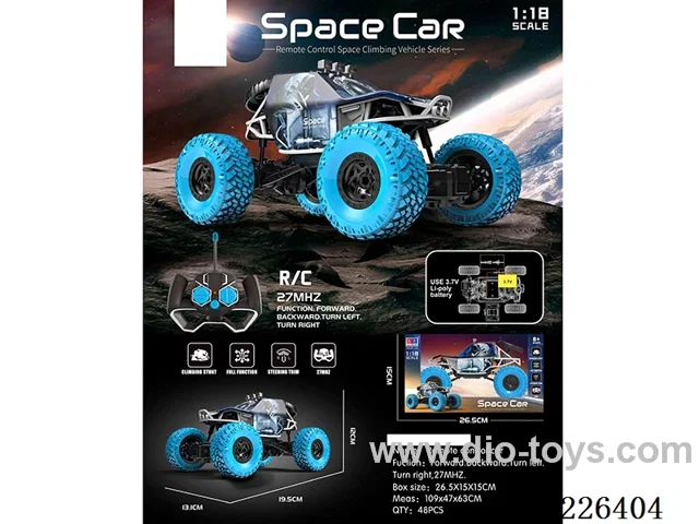 1:18 27MHZ rc car included battery