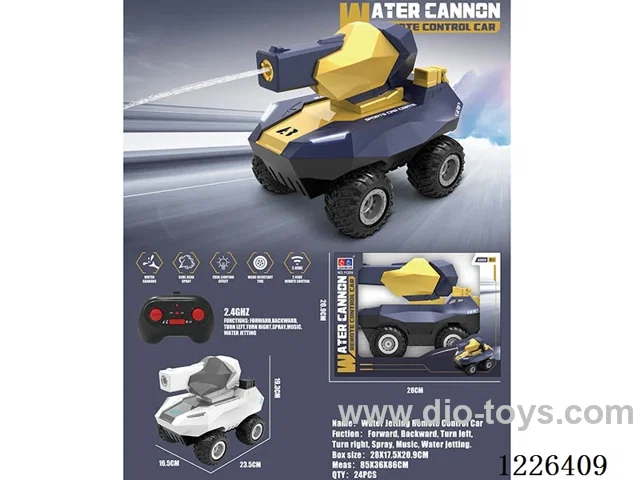 5ch 2.4G rc car W L/M/spray included battery