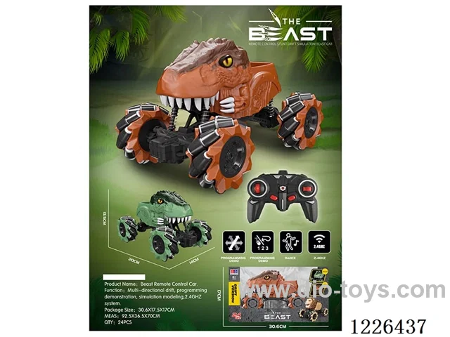 2.4G rc stunt car included battery