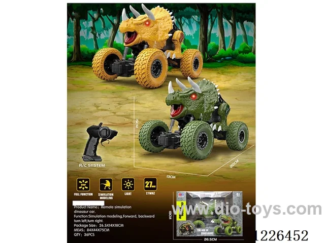 1:18 27MHZ 4ch rc car included battery