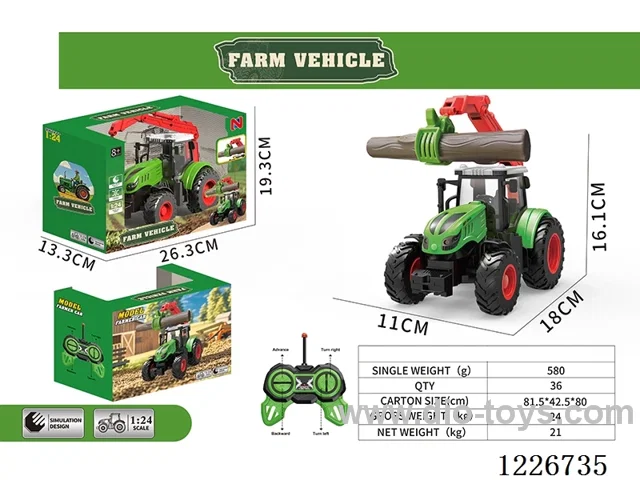 40MHZ rc farmer truck included battery