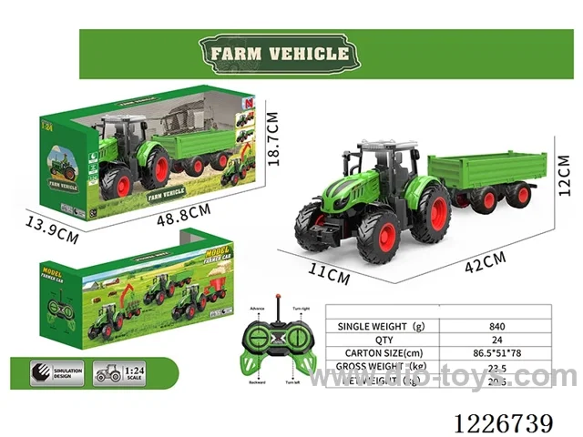 40MHZ rc farmer truck included battery