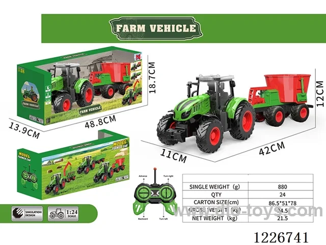 40MHZ rc farmer truck included battery