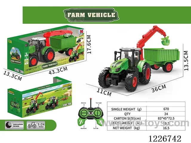 40MHZ rc farmer truck included battery