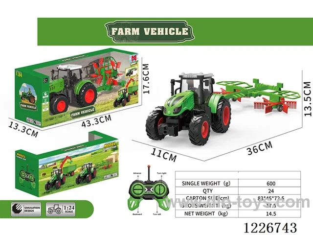 40MHZ rc farmer truck included battery