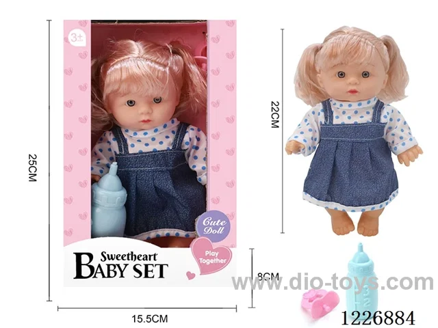 22CM doll with 4 IC included 3*AG13 battery
