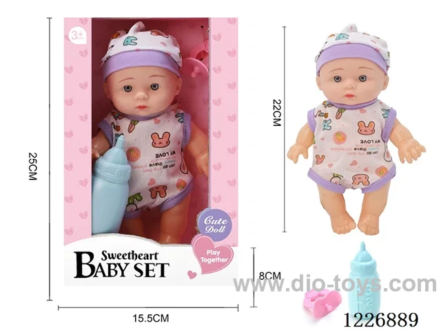 22CM doll with 4 IC included 3*AG13 battery