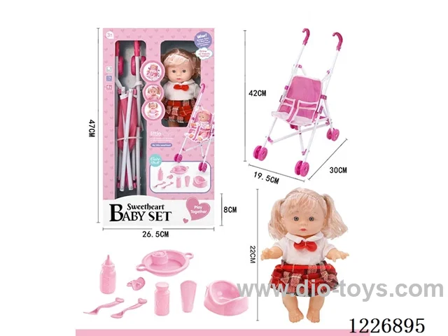 22CM doll with 4 IC included 3*AG13 battery