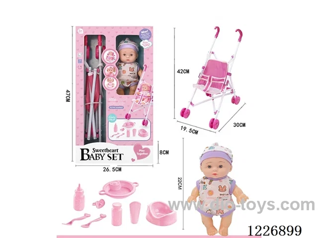 22CM doll with 4 IC included 3*AG13 battery