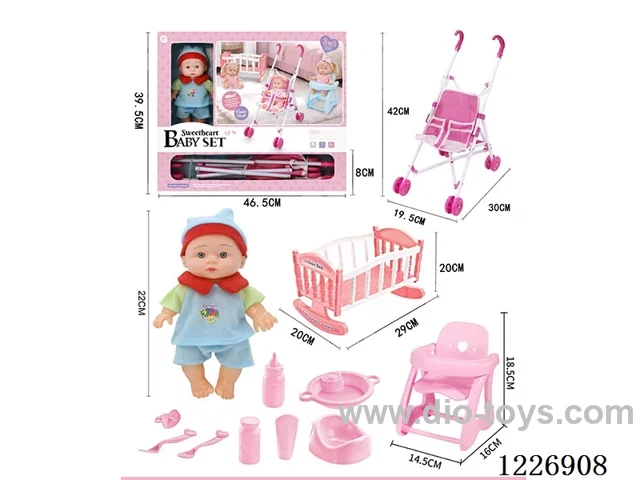 22CM doll with 4 IC included 3*AG13 battery
