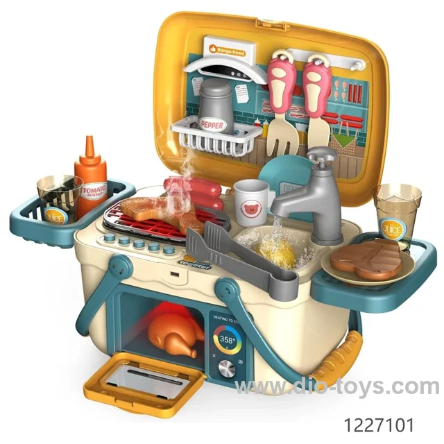 Kids BBQ Play Kitchen Toys