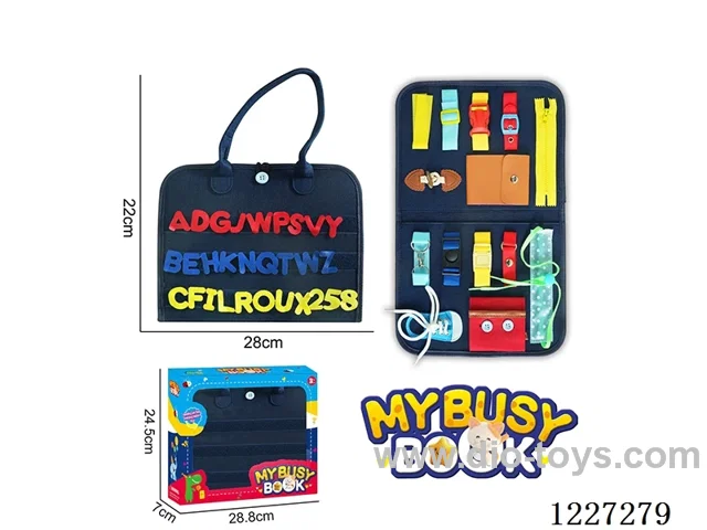 Montessori Early Learning for Kids -One-page Busy Board
