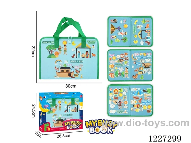 Montessori Early Learning for Kids -Busy Board Pirate Tote