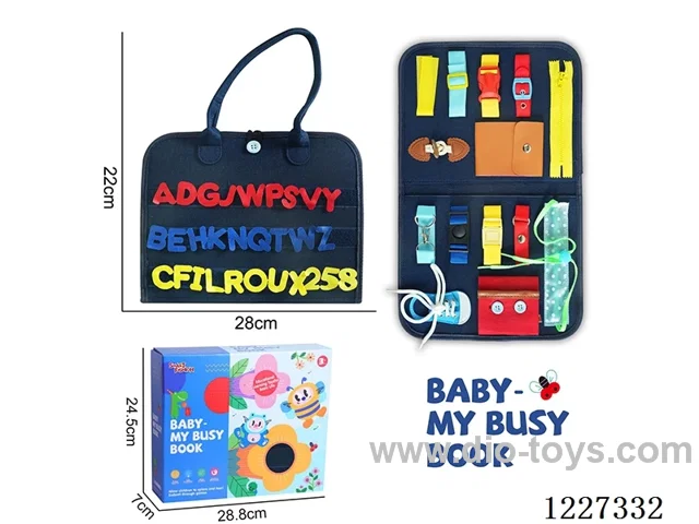 Montessori Early Learning for Kids -Single-page Busy Board