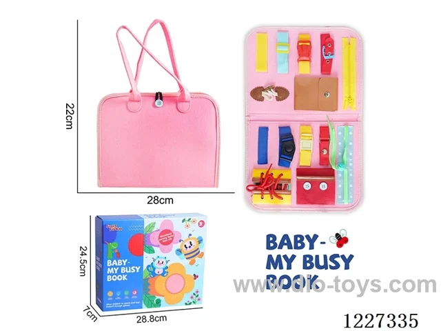Montessori Early Learning for Kids -Single-page Busy Board
