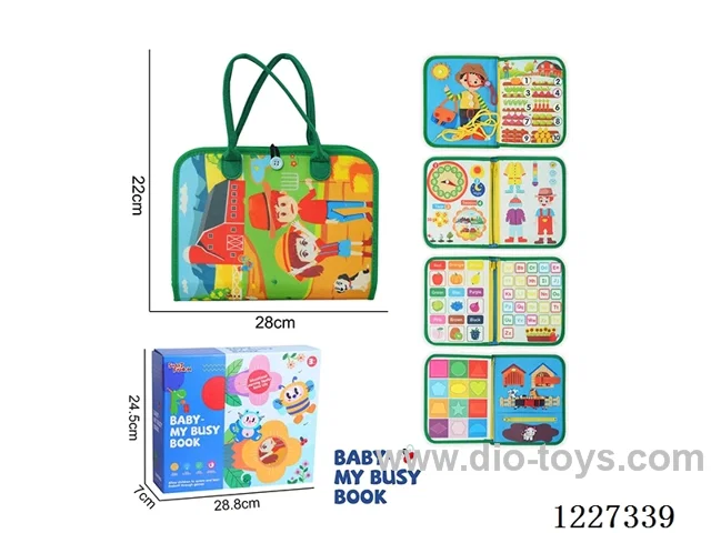 Montessori Early Learning for Kids -Farm Busy Board
