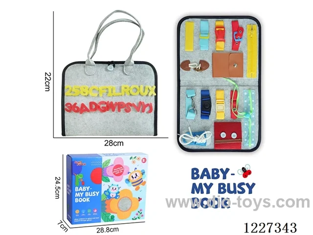 Montessori Early Learning for Kids -Single-page Busy Board