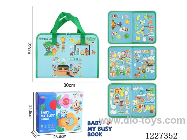 Montessori Early Learning for Kids -Busy Board Pirate Tote