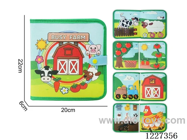 Montessori Early Learning for Kids -Fenced-in Cow Farm Book 5-page