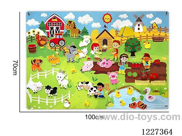 Montessori Early Learning for Kids -Farm Wall Storyboard