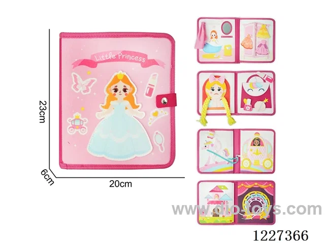 Montessori Early Learning for Kids -Deluxe Princess Book 5 pages