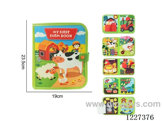 Montessori Early Learning for Kids -Farm Busy Book
