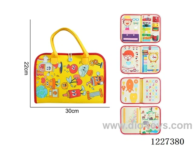 Montessori Early Learning for Kids -Human Book Busy Board