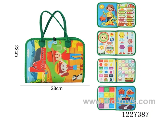 Montessori Early Learning for Kids -Farm Busy Board