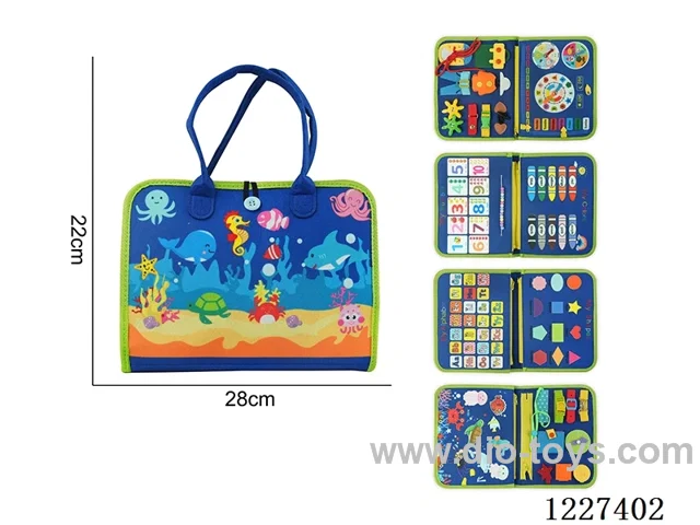 Montessori Early Learning for Kids -5-page Ocean Busy Book