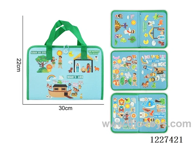 Montessori Early Learning for Kids -Busy Board Pirate Carrying Handle