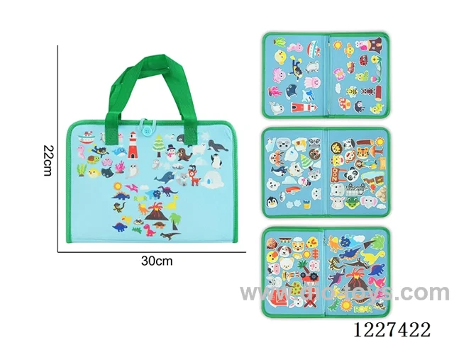 Montessori Early Learning for Kids -Busy Board Animal Carrying Handle