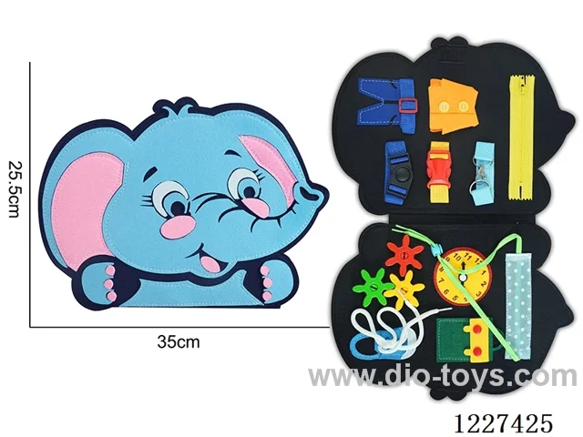 Montessori Early Learning for Kids -Learning Book - One Page Elephants
