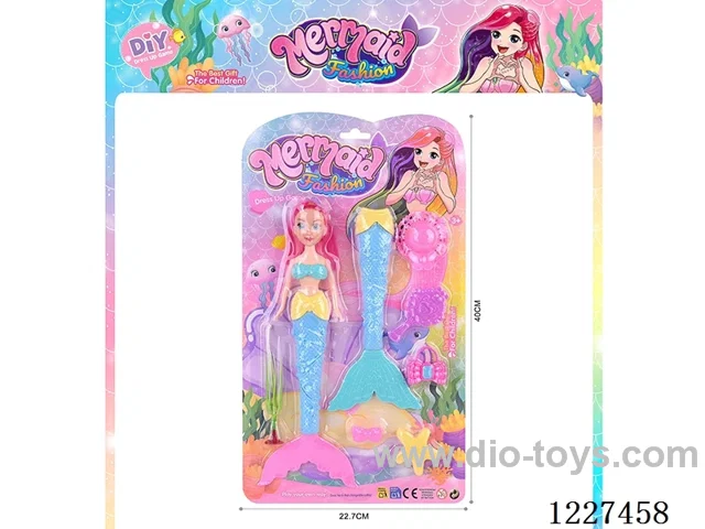 Mermaid Dress Up Set (random colors)