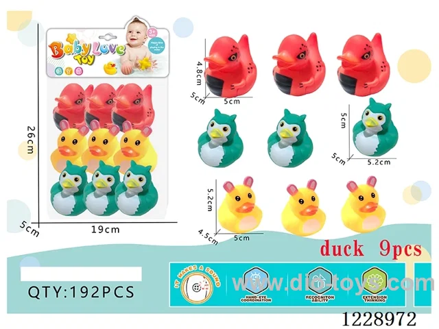 9PCS Vinyl Water Play Toys