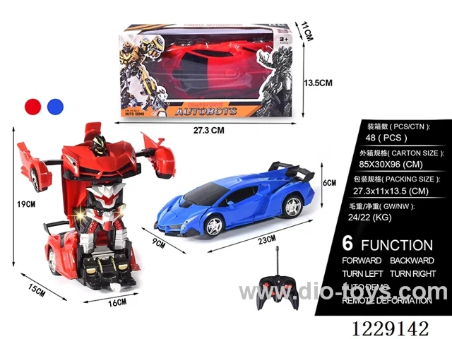 1:18 6ch rc car with light not included battery