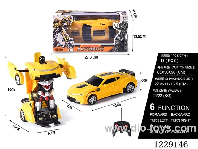 1:18 6ch rc car with light not included battery