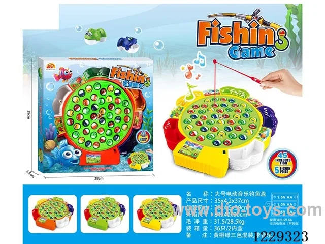 B/O fishing toys with music