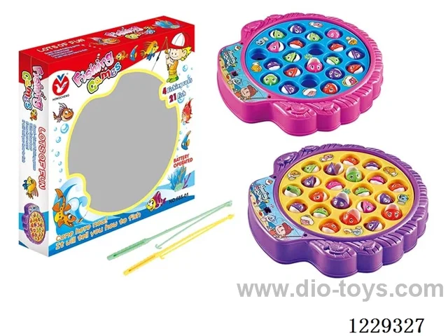 B/O fishing toys with music (21 fish)